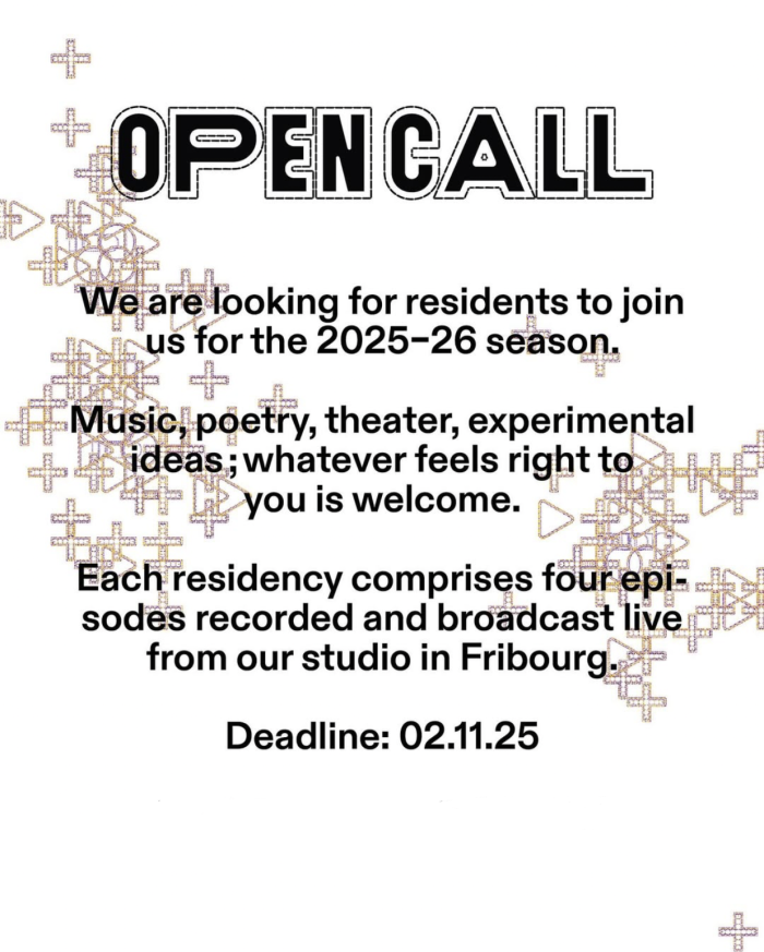 transition radio 2026 residencies open call